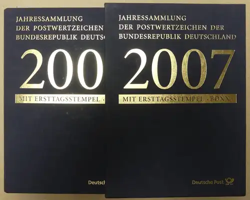 BRD Bund Jahressammlung 2007 gestempelt mit Schuber #KG676