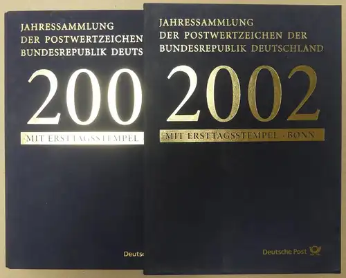 BRD Bund Jahressammlung 2002 gestempelt mit Schuber #KG681