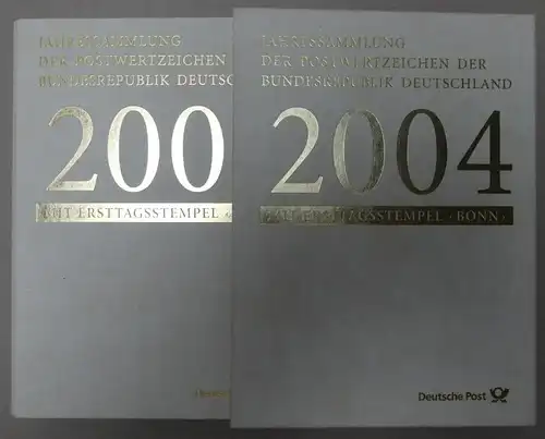 BRD Bund Jahressammlung 2004 gestempelt mit Schuber #KG679
