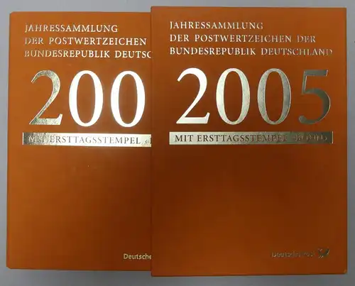 BRD Bund Jahressammlung 2005 gestempelt mit Schuber #KG678