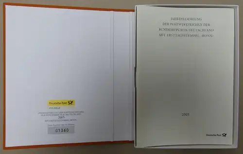 BRD Bund Jahressammlung 2005 gestempelt mit Schuber #KG678
