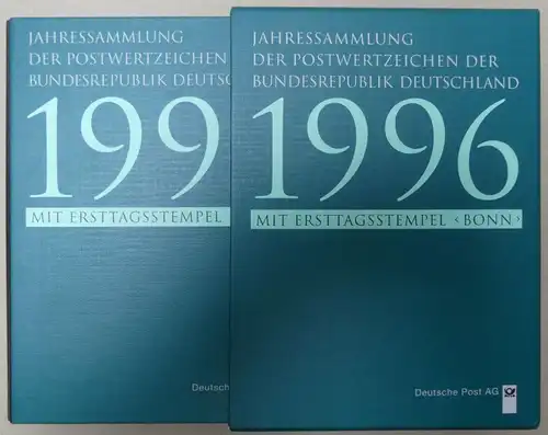 BRD Bund Jahressammlung 1996 gestempelt mit Schuber #KG687