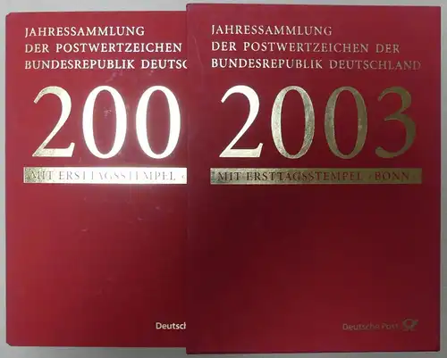 BRD Bund Jahressammlung 2003 gestempelt mit Schuber #KG680