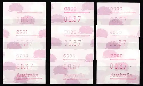 Australien Automatenmarken 8, 9 postfrisch #KL247