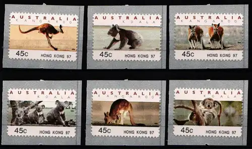 Australien Automatenmarken 40-45 postfrisch #KL220