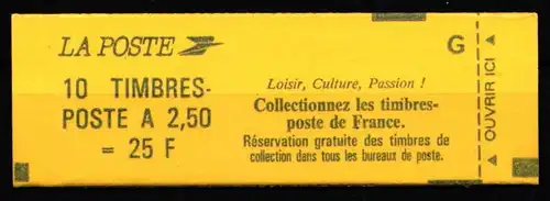 Frankreich 2860 postfrisch Markenheftchen #KL276