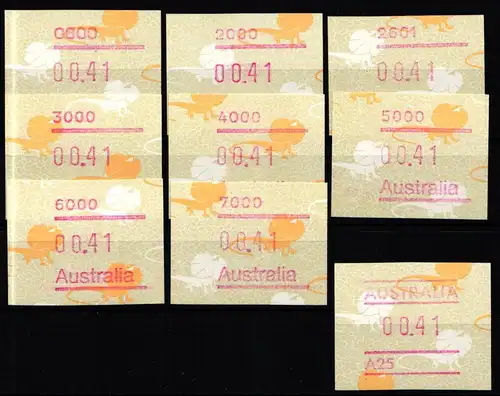 Australien Automatenmarken 14, 15 postfrisch #KL249