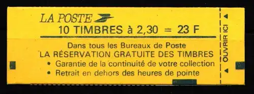 Frankreich MH 22 postfrisch Markenheftchen #KL270