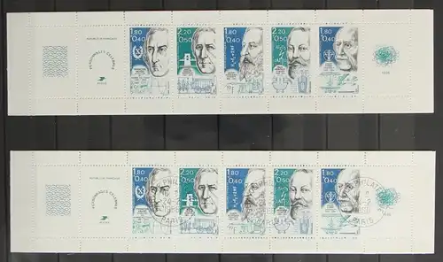 Frankreich MH 4 postfrisch und gestempelt #KL254