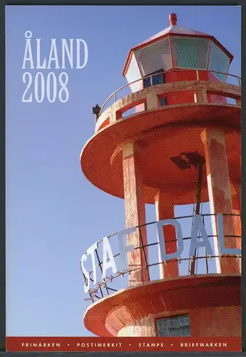 Aland Jahresmappe 2008 postfrisch incl. 2 MH #JI883