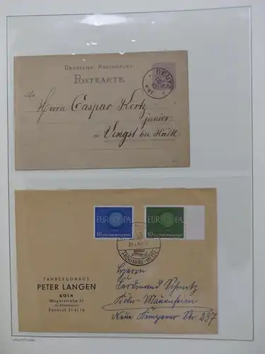 Deutschland Briefe und Karten im Leuchtturm Album #LY375