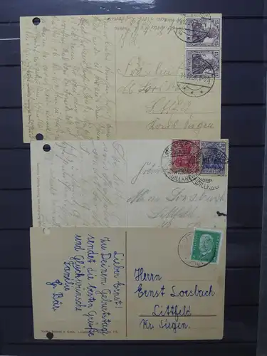 Deutschland Briefe und Karten im Einsteck Album #LY376
