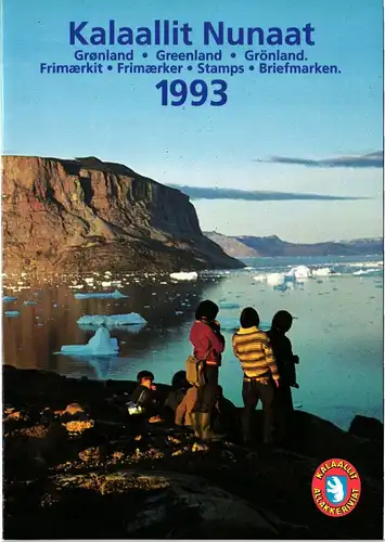 Grönland Jahresmappe 1993 postfrisch ohne Block 4 #JV091