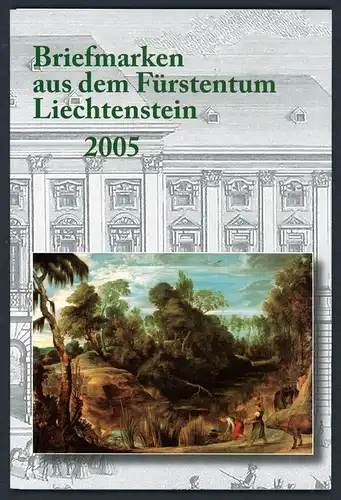 Liechtenstein Jahresmappe 2005 gestempelt mit Ersttagsstempel #JV166