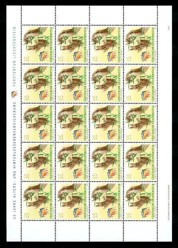 Liechtenstein 1339 postfrisch als Kleinbogen #JV194