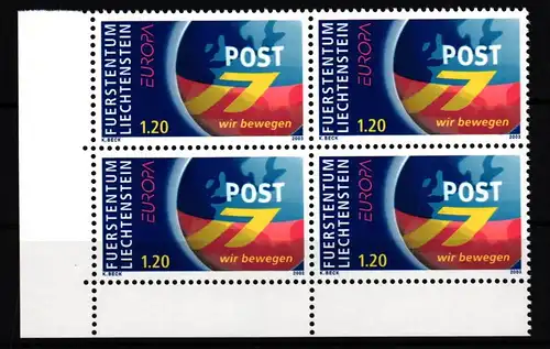 Liechtenstein 1310 postfrisch als 4er Block #JV211