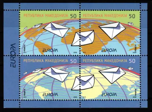 Mazedonien H-Blatt 1 postfrisch Cept #JU923