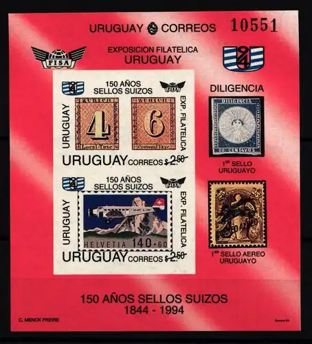 Uruguay Block 61 postfrisch #JU950