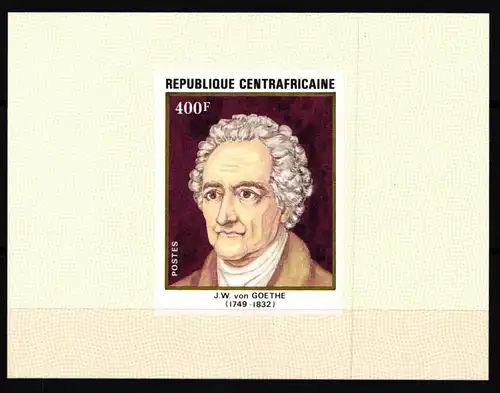 Zentralafr. Rep. Einzelblock 1010 A postfrisch #JU978