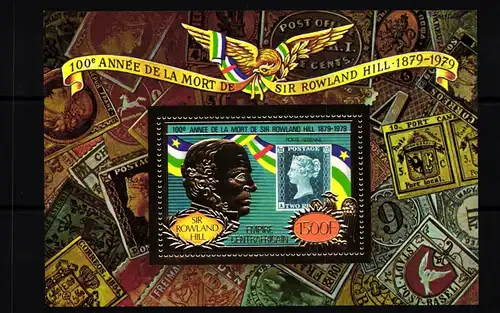 Zentralafrika Block 46 A postfrisch #JU974