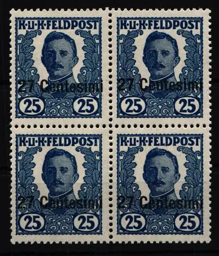 Österreichische Feldpost Ausgaben für Italien VII postfrisch Viererblock #KJ431