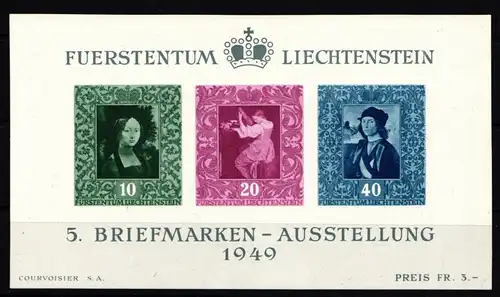 Liechtenstein Block 5 postfrisch #KJ497