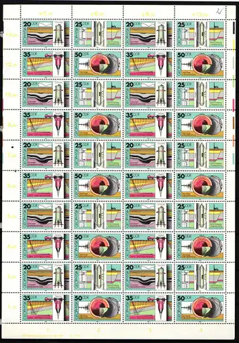 DDR 2557-2560 postfrisch als ZD-Bogen #JV018