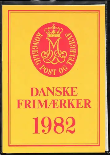 Dänemark Jahresmappe 1982 postfrisch #JV068