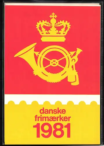 Dänemark Jahresmappe 1981 postfrisch #JV069