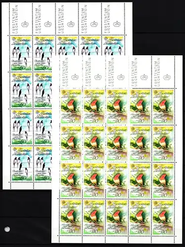 Liechtenstein 893-894 postfrisch als Kleinbögen, Cept #JV033