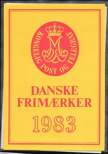 Dänemark Jahresmappe 1983 postfrisch #JV067