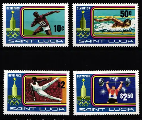 St. Lucia 514-517 postfrisch #KM027