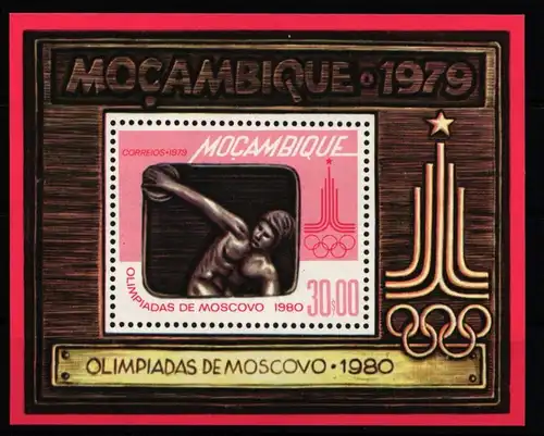 Mosambik Block 5 postfrisch #KM052