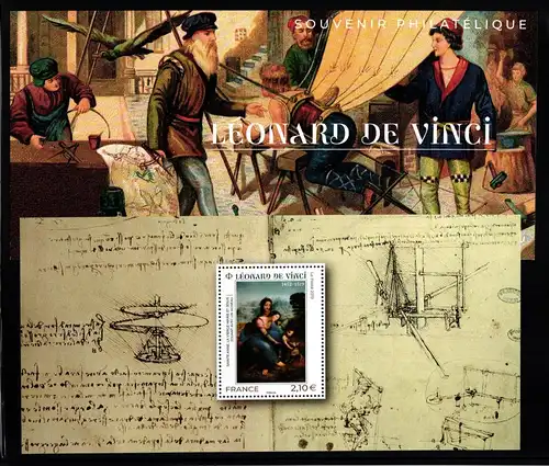 Frankreich Block 456 postfrisch im Folder #KM133