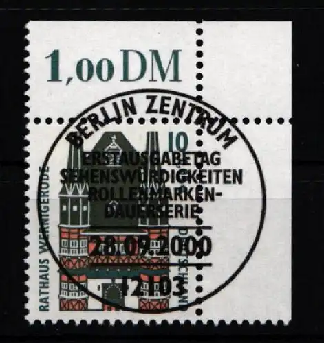 BRD Bund 2139 gestempelt vom Eckrand mit Vollstempel #KL419