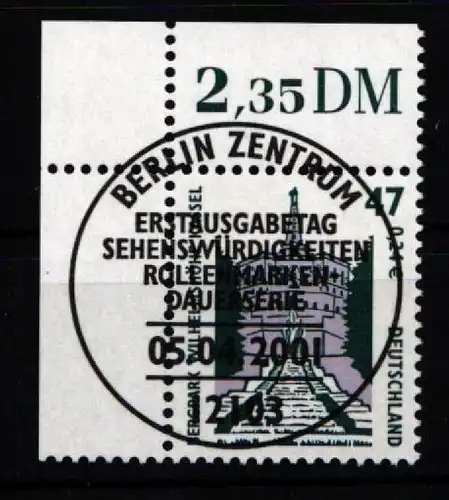 BRD Bund 2176 gestempelt vom Eckrand mit Vollstempel #KL422