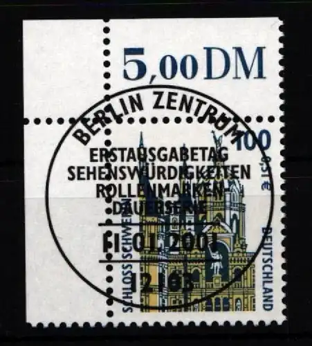 BRD Bund 2156 gestempelt vom Eckrand mit Vollstempel #KL425