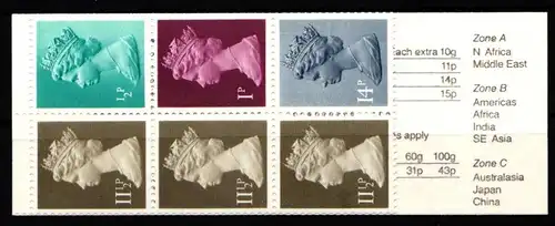 Großbritannien MH 53 postfrisch Markenheftchen #KL783