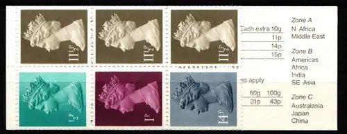 Großbritannien MH 52 postfrisch Markenheftchen #KL779