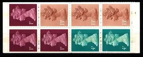 Großbritannien MH 67 postfrisch Markenheftchen #KL813