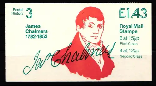 Großbritannien MH 60 postfrisch Markenheftchen #KL808