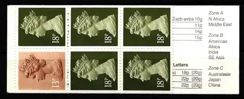 Großbritannien MH 79 D postfrisch Markenheftchen #KL843