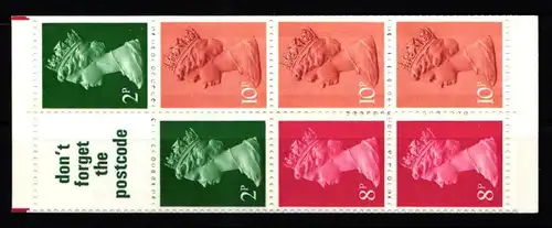Großbritannien MH 44 postfrisch Markenheftchen #KL762