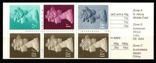 Großbritannien MH 53 postfrisch Markenheftchen #KL782