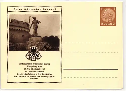 Deutsches Reich PP 122/ C 50-01 als Ganzsache ungebraucht #JX986