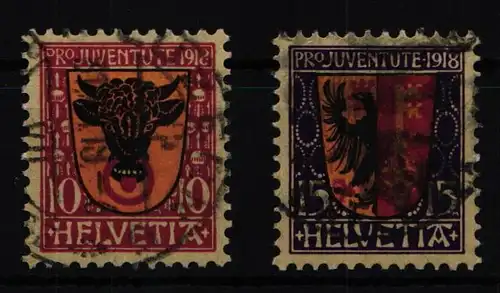 Schweiz 143-144 gestempelt #KL351