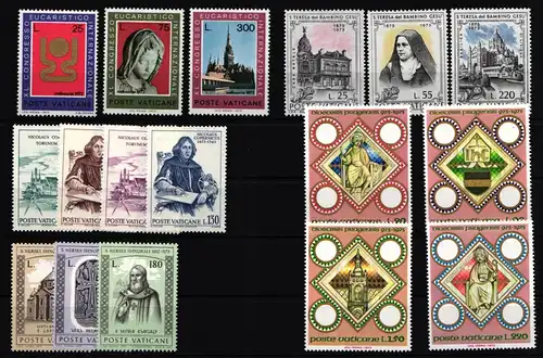 Vatikan Jahrgang 1973 postfrisch #KM896