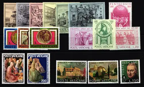 Vatikan Jahrgang 1975 postfrisch #KM894
