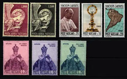 Vatikan Jahrgang 1968 postfrisch #KM901