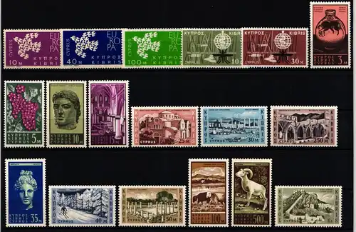 Zypern Jahrgang 1962 postfrisch #JU842